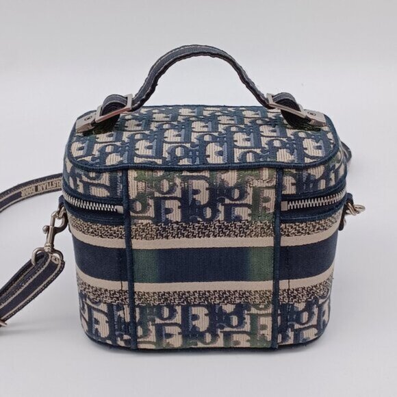 Christian Dior Oblique Small Travel Vanity Case w/Shoulder Strap -1130-092025 - Picture 3 of 16